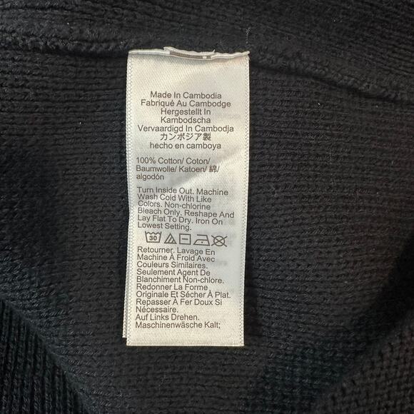 J. Crew Emilie Sweater Lady Jacket Gold Button Pocket Cropped Cardigan Black - Picture 10 of 11